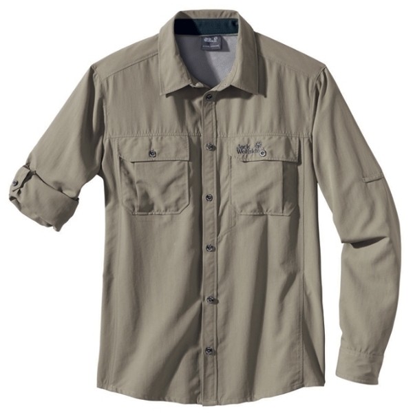 Jack Wolfskin Men's LS Mosquito Safari Shirt