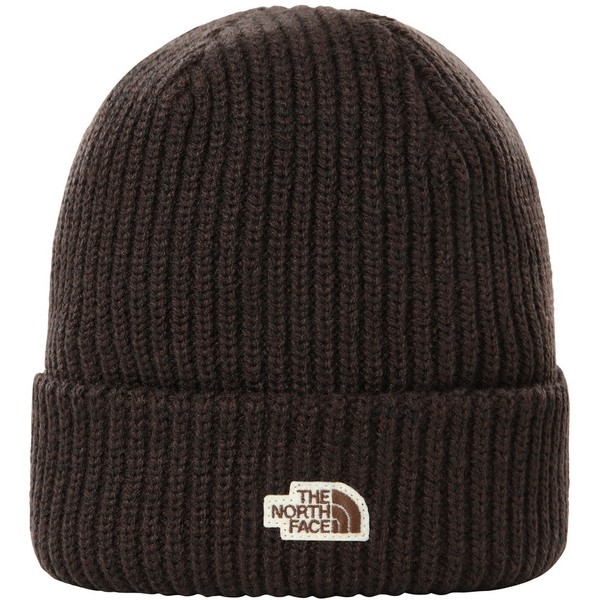 north face salty dog beanie brown