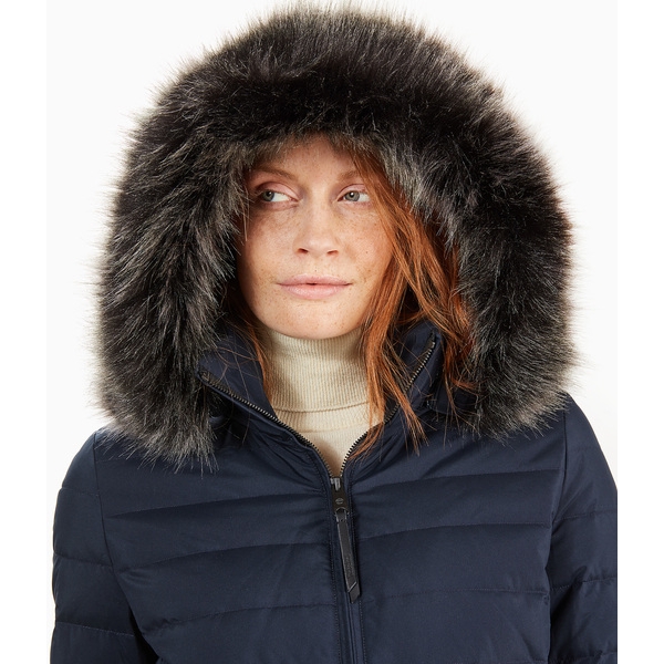 Timberland Women's Quilted Hooded Long Down Jacket - Outdoorkit