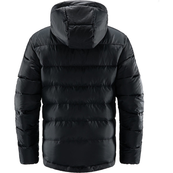 haglofs mens bield down hooded jacket