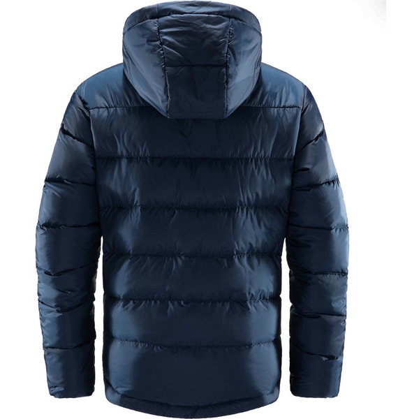 haglofs mens bield down hooded jacket