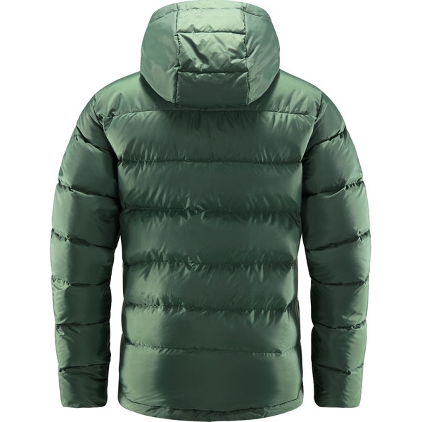 haglofs mens bield down hooded jacket